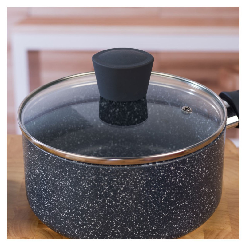 Russell Hobbs RH00845EU7 Nightfall stone saucepan 18cm