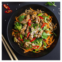 Russell Hobbs RH01860EU7 Crystaltech tall wok 28cm