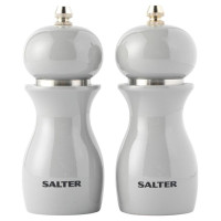 Salter 7613 GYXR Gloss Salt and Pepper Mills Grey