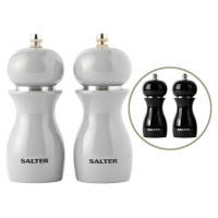 Salter 7613 GYXR Gloss Salt and Pepper Mills Grey