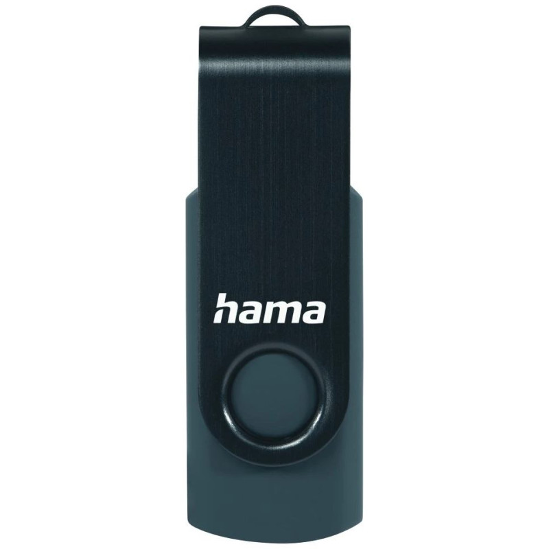 Hama 00182465 Rotate 128GB USB 3.0 petrol blue