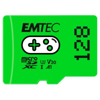 Emtec mSD 128GB UHSI U3 V30 A1 Gaming Green