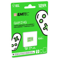 Emtec mSD 128GB UHSI U3 V30 A1 Gaming Green