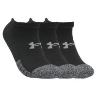 Under Armour Under Armor HeatGear No Show Socks 3-Pack W 1346755-001 (XL)