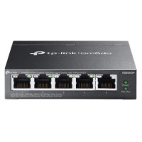 Tp-Link Switch|TP-LINK|Desktop/pedestal|5x10Base-T / 100Base-TX / 1000Base-T|PoE ports 4|ES205GP