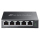 Tp-Link Switch|TP-LINK|Desktop/pedestal|5x10Base-T / 100Base-TX / 1000Base-T|PoE ports 4|ES205GP