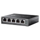 Tp-Link Switch|TP-LINK|Desktop/pedestal|5x10Base-T / 100Base-TX / 1000Base-T|PoE ports 4|ES205GP