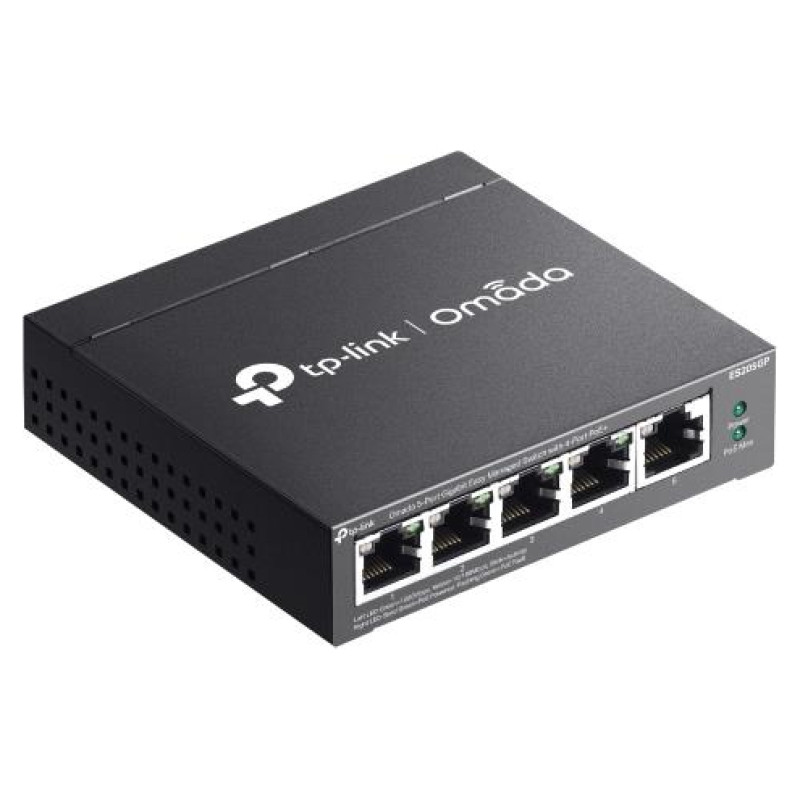 Tp-Link Switch|TP-LINK|Desktop/pedestal|5x10Base-T / 100Base-TX / 1000Base-T|PoE ports 4|ES205GP