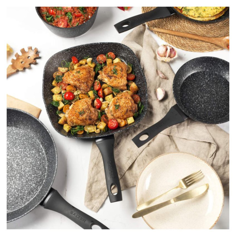 Salter BW05752S1 Megastone 28cm Griddle Pan