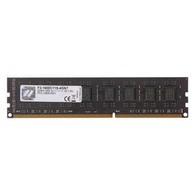G.skill MEMORY DIMM 4GB PC12800 DDR3/F3-1600C11S-4GNT G.SKILL
