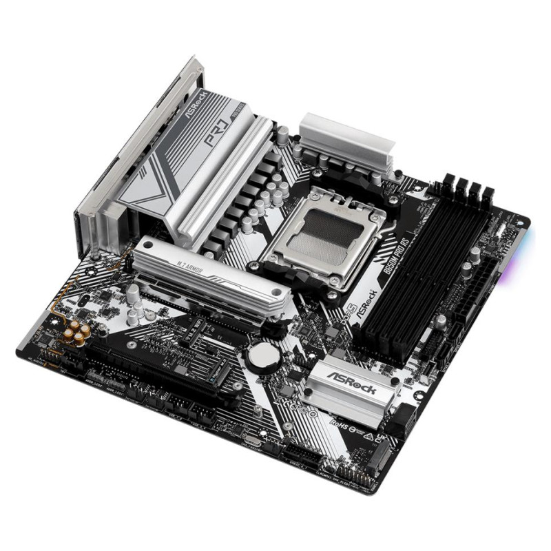Asrock Mainboard|ASROCK|AMD B650|SAM5|Micro-ATX|Memory DDR5|Memory slots 4|1xPCI-Express 3.0 16x|1xPCI-Express 4.0 16x|1xM.2|1xHDMI|1xDisplayPort|4xUSB 2.0|3xUSB 3.2|1xUSB-C|1xRJ45|B650MPRORS