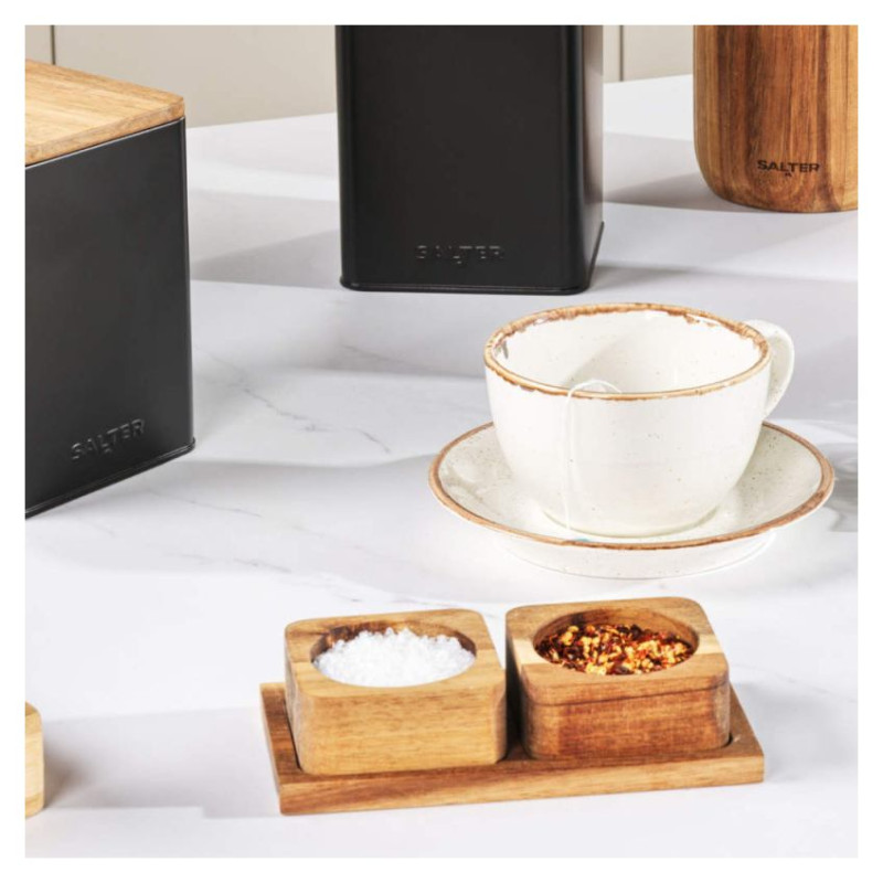 Salter BW127821EU7 Toronto Salt & Pepper Pinch Pots