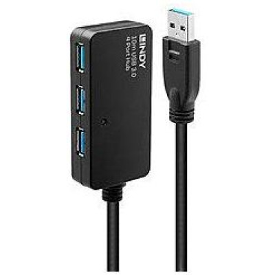 Lindy CABLE USB3 EXTENSION HUB 10M/ACTIVE 43159 LINDY