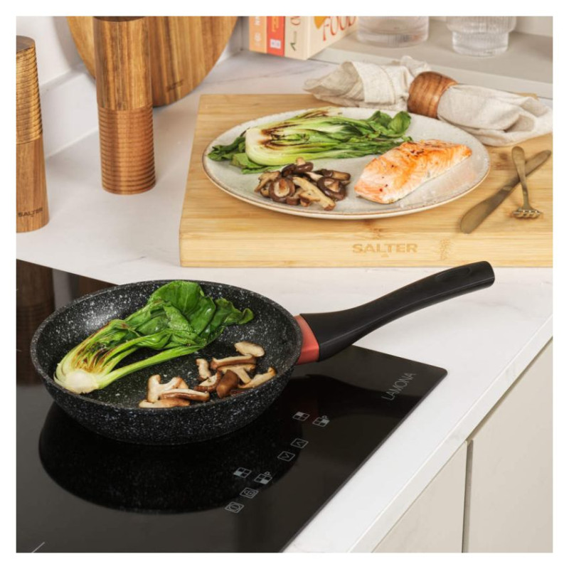 Salter BW10691BRMFOB Megastone Thermo Collar 20cm Frying Pan