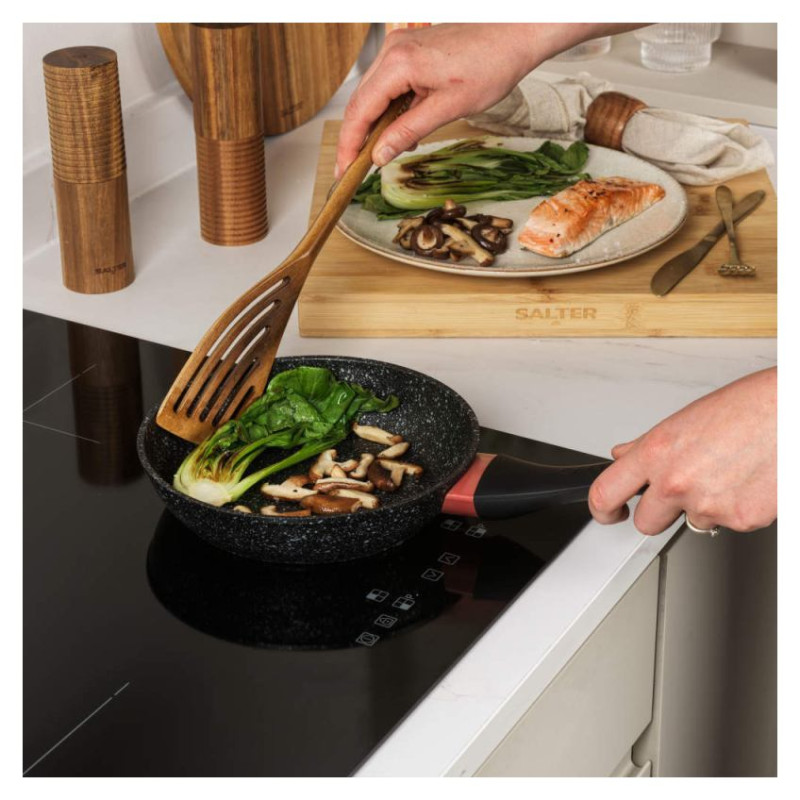 Salter BW10691BRMFOB Megastone Thermo Collar 20cm Frying Pan