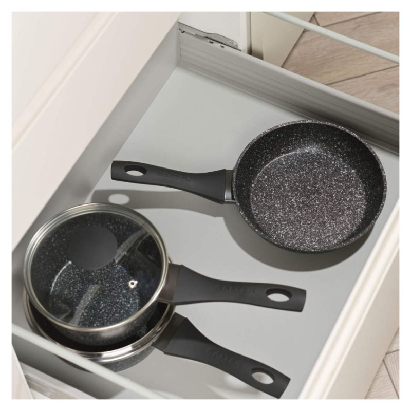 Salter BW10691BRMFOB Megastone Thermo Collar 20cm Frying Pan