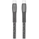 Rivacase CABLE USB-C TO USB-C 2.1M/GREY PS6105 GR21 RIVACASE