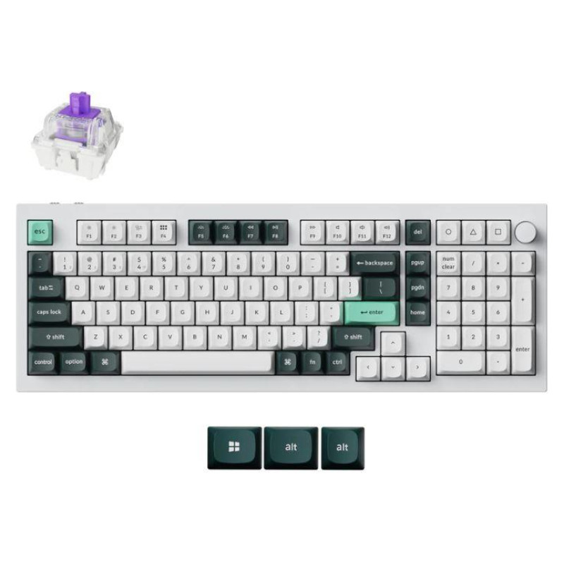 Keychron KEYBOARD WRL Q5 HE RGB/SHELL WHITE Q5H-P1 KEYCHRON