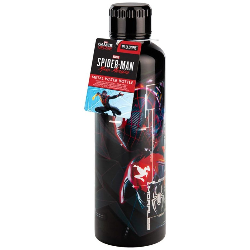 Paladone Miles Morales Metal Water Bottle