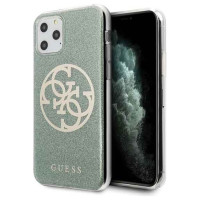 Guess GUHCN58PCUGLKA iPhone 11 Pro khaki hard case 4G Circle Glitter