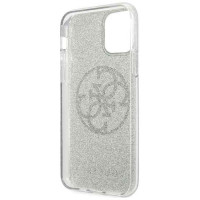 Guess GUHCN58PCUGLKA iPhone 11 Pro khaki hard case 4G Circle Glitter