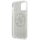 Guess GUHCN58PCUGLKA iPhone 11 Pro khaki hard case 4G Circle Glitter