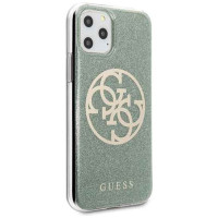 Guess GUHCN58PCUGLKA iPhone 11 Pro khaki hard case 4G Circle Glitter