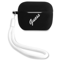 Guess GUACAPLSVSBW AirPods Pro cover black/white Silicone Vintage