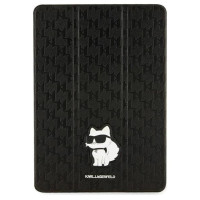 Karl Lagerfeld KLFC10SAKHPCK iPad 10.2" Folio Magnet Allover Cover black/black Saffiano Monogram Choupette