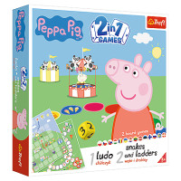 Trefl PEPPA PIG Boardgame 2 in 1 Peppa Pig