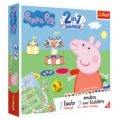 Trefl PEPPA PIG Boardgame 2 in 1 Peppa Pig