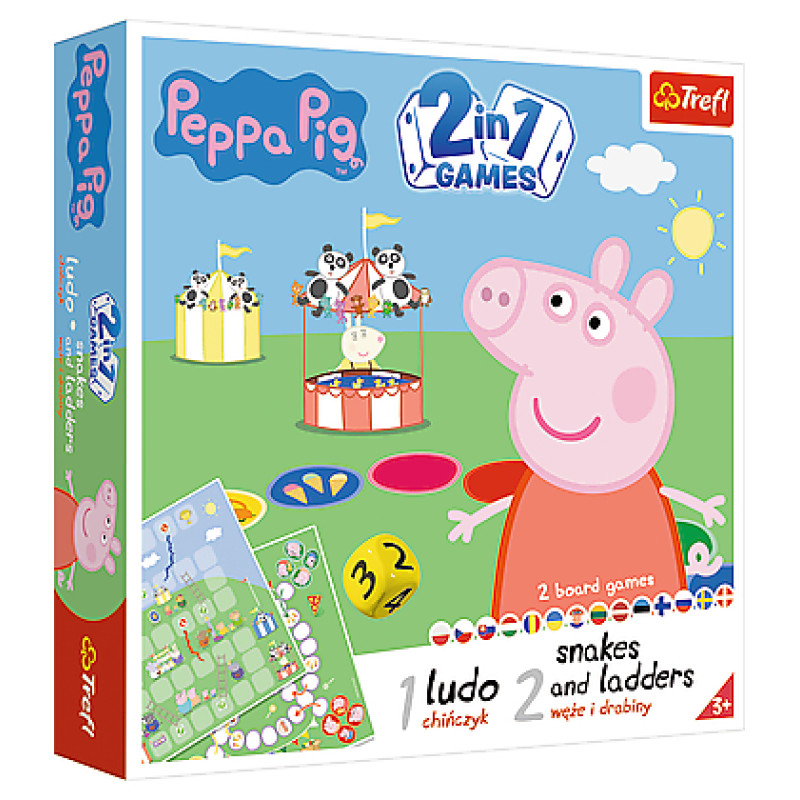 Trefl PEPPA PIG Boardgame 2 in 1 Peppa Pig