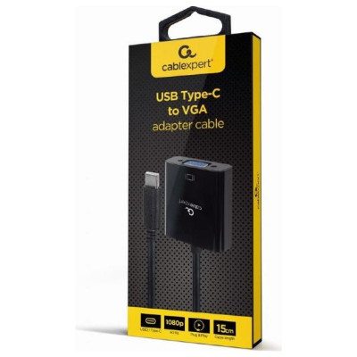 Gembird I/O ADAPTER USB-C TO VGA/A-CM-VGAF-01 GEMBIRD