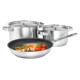 Electrolux trauku komplekts - panna (24 cm) un divi katliņi (16 cm) - E3SS