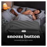 Homedics SS-WB100BK-WW WakeBand, Your Silent Alarm, Black