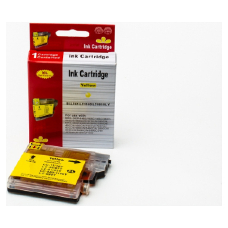 Brother LC-1100Y | Y | Ink cartridge for Brother LC-1100Y-INK-CARTRIDGE