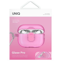 Uniq Glase Pro Case for AirPods Pro 2 - Pink