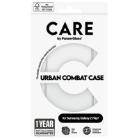 Panzerglass CARE by PanzerGlass Flagship Urban Combat Case for Samsung Galaxy Z Flip 7 - Transparent