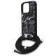 Karl Lagerfeld Crossbody Grained Pattern & Logo Case for iPhone 16 Pro - Black