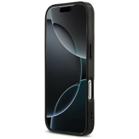 Mercedes AMG Double Layer Transparent Rhombs MagSafe Case for iPhone 17 Pro - Black and Red