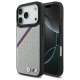 BMW M Tricolor Metal Logo MagSafe Case for iPhone 17 Pro - Gray