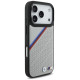 BMW M Tricolor Metal Logo MagSafe Case for iPhone 17 Pro - Gray