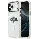 Karl Lagerfeld IML Karl Sketch Logo MagSafe Case for iPhone 17 Pro Max - Transparent