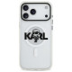 Karl Lagerfeld IML Karl Sketch Logo MagSafe Case for iPhone 17 Pro Max - Transparent