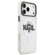 Karl Lagerfeld IML Karl Sketch Logo MagSafe Case for iPhone 17 Pro Max - Transparent