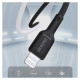 Dudao L9X 30W USB-C - Lightning Cable 2m - Black