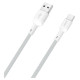 Dudao L9T 5A USB-A - USB-C Cable 1m - White