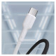 Dudao L9T 5A USB-A - USB-C Cable 1m - White