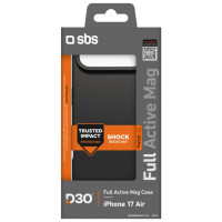 SBS Full Active Mag Case with D3O Technology for iPhone 17 Air - Black