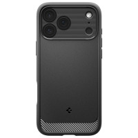 Spigen Rugged Armor Mag MagSafe Case for iPhone 17 Pro Mat - Matte Black